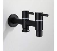 DRFGNF Toilet Bidet Faucets Black Single Cold Bathroom Toilet Shower Blow-Fed Spray Gun Nozzle Bidet Mixer Faucet Anal Cleaning Ass Bidet,Shower (Tap 1)