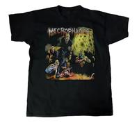 DRFuhb323 Necrophagia-Season-Of-The-Dead-1987-Album-Cover-T-Shirt-O-Neck-Tops-TEE