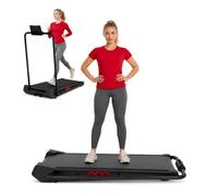 Drgymlee Walking Pad con Vibrazione, Tapis Roulant Pieghevole Sotto Scrivania 1-10 km/h, Silenzioso e Compatto per Casa e Ufficio, con Telecomando e Funzione Relax Muscolare