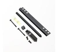 DRHTDXEJ Supporto GPU ad alta resistenza stabilizzazione scheda grafica per gamers Desktop PC Case Nero/Argento Finitura opaca