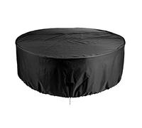 DRHU Copertura per Mobili da Giardino Rotonda 250x150cm, Copertura Tavolo Esterno, Fodera per Sedia da Giardino Pieghevole, in Tessuto Oxford Resistente