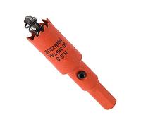 Dribotway Sega a tazza da 18 mm, punta per trapano bimetallica, in acciaio ad alta velocità, per tagliare fori circolari, per legno e metallo, trapano facilmente legno, plastica, compensato