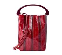Dries Van Noten - Borsa con manico a righe - - Bags - Donna - Rosso - ONE SIZE