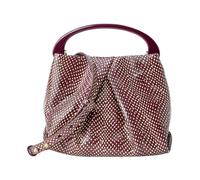 Dries Van Noten - Borsa con Manico Decorata - - Bags - Donna - Rosso - ONE SIZE