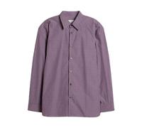 Dries Van Noten - Croom Micro Check Cotton Shirt - - Shirts - Uomo - Viola - M