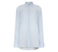 Dries Van Noten - Croom Stripe Button-Up Shirt - - Shirts - Uomo - Blu - L