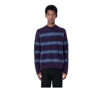 Dries Van Noten - Maglione Master Boucle a Righe - - Knitwear - Uomo - Viola - L