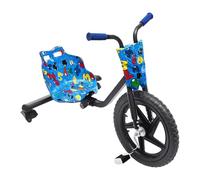 Drift Cart per bambini Drift Trike con ruote luminose e manubrio regolabile, per bambini dai 6 anni in su, fino a 80 kg, per giochi all'aperto