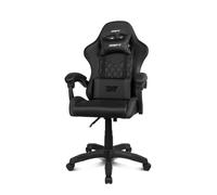 DRIFT GAMING DR35 - Sedia Gaming Ergonomica Professionale con Braccioli 2D Regolabili, Supporto Lombare e Cervicale, Reclinabile a 135°, Rivestimento in Pelle Sintetica, Ruote Silenziose, Nero