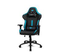 DRIFT GAMING DR350 - Sedia Gaming Ergonomica Professionale con Braccioli 4D, Cuscini Lombare e Cervicale, Reclinabile a 135°, Ruote Silenziose, Nero-Blu