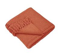 Drift Home - Hayden - Copriletto in 100% cotone riciclato - 200 cm x 200 cm in terracotta