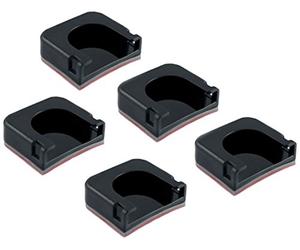 Drift Innovation 30-017-00 Curved Adhesive Mount per Drift HD/HD720/HD Ghost, 5 Pezzi, Nero