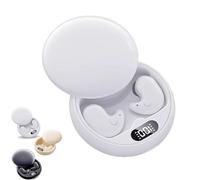 Drift - Invisible Earbuds, Invisible Sleep Wireless Earphone, Vision Beam Drift - Invisible Earbuds, Light-Weight Noise Blocking, for Sleeping, Working, Hiking (White-1pcs)