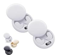 Drift - Invisible Earbuds, Invisible Sleep Wireless Earphone, Vision Beam Drift - Invisible Earbuds, Light-Weight Noise Blocking, for Sleeping, Working, Hiking (White-2pcs)
