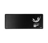 DRIFT MADKAT XL - Tappetino da gaming ufficiale "ElRubius", superficie extra morbida, dimensione XL: 900X350x3mm, base antiscivolo, bordi cuciti, colore nero