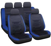 Set fodere coprisedili universali imbottiti auto Drift - Nero/Blu