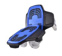 Drift Skate Plates, Portable Roller Cool Skate Deck, Aluminum Alloy, High Rebound PU Wheels, Skateboard for Teenagers, Adult, Kids, and Beginners, Size About 24x26cm