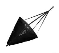 Drift Sock Sea Anchor con funzionalità paracadute per paddle, kayak, barche a vela, barche e moto d'acqua, per mantenere la posizione (106,7 cm, nero)