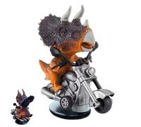 Drifting Dinosaur Car Ornament - T Rex Dashboard Figure, Creative Vehicle Decor, Novelty Desktop Display, Automotive Interior Accessory | Home Car Table Display, Suitable for Interior Decoration Use