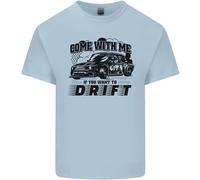 Drifting Vieni Con Me Se Vuoi Derivare Maglietta Bambini Ragazzi Ragazze