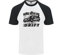 Drifting Vieni Con Me Se Vuoi Derivare Maglietta Baseball S/S Da Uomo