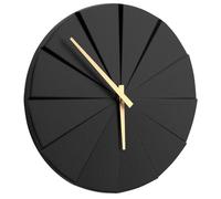 Driini Orologio da parete moderno a forma di scala - unico 28,4 cm - Design in cemento senza cornice - decorazione contemporanea e minimalista; senza numeri; orologio silenzioso a batteria con