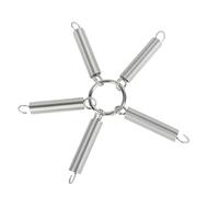 Drikou 2pcs Testizio per catene di pneumatici acciaio inossidabile, smerigliatrici a catena dei pneumatici per trattori da giardino del velo da neve cavalieri trattori da prato