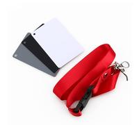 DriKou 3 in 1 Set di schede di bilanciamento del colore per l'esposizione della fotografia digitale al 18% Grigio/Bianco/Nero per la fotografia digitale e di file