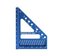 DriKou 3D Multi Angle Measuring Ruler Aluminum Alloy Woodworking Protractor, Easy to Operate, for Engineers, Carpenters