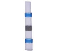 DriKou 50 pezzi connettore di testa termorestringente, terminale impermeabile bianco manicotto a saldare forniture elettriche 16-14AWG