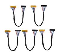 DriKou 5PCS 30Pin LVDS Cable, 2 Channel 8-Bit Support 1280x1024 for 17/19inch TFT LCD Panel