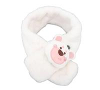 DriKou Almohadilla Térmica para el Cuello, Bufanda Patrón de Dibujos Animados 3 Niveles de Calentamiento Envoltura para el Cuello Envoltura Cervical con Calefacción USB para (Bear Style)