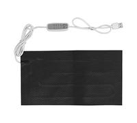 DriKou Almohadilla Térmica Reguladora de Temperatura, 4 Engranajes Alimentación USB Calentador de Tela Eléctrico Impermeable Alivio del Dolor Calambres Abdominales para Alivio del (10x20cm)