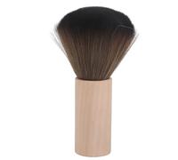 DriKou Barbiere Pulizia Manico in legno Spazzola per capelli Spazzola per parrucchiere Collo Spolverino per il viso Strumento per uso professionale in salone a casa