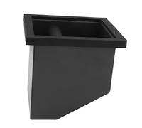 DriKou Coffee Knock Box Embedded Bottomless Coffee Knocking Slag Bucket Cafe Bar Powder Grounds Box Black for coffee shops, family kitchens, offices