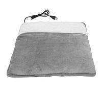 DriKou Electric Heating Foot Warmer Pad, USB Foot Heating Pad Under Desk Winter Feet Warmer Machine Washable for Home Office Bed Under Desk Office Home Christmas Gifts