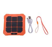 DriKou Gioco Tic Tac Toe Portatile 6-in-1, Console di Gioco di Memoria Elettronica Portatile Ricaricabile, Puzzle Educativo Multimodale per Allenamento di Memoria Logica, Regalo Senza (Arancia)