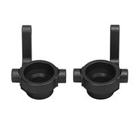 DriKou RC Steering Cup Aluminum, Alloy Reducing Vibration RC Steering Blocks for ZD Racing DBX 10 RC off Road Vehicle 2pcs (Black)