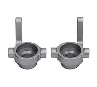 DriKou RC Steering Cup Aluminum, Alloy Reducing Vibration RC Steering Blocks for ZD Racing DBX 10 RC off Road Vehicle 2pcs (Ti Color)