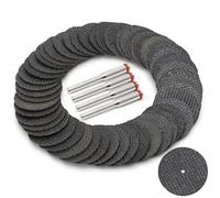 DRILAX Dischi da Taglio Rinforzati in Fibra di Vetro 50 Pezzi Disco Abrasivo per Utensili da Taglio con 4 Mandrini Inclusi Dischi Rotanti Compatibili con Dremel 426 426b