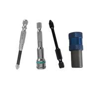 Drill Adapter - Quick Change Steel Converter | 6,35 mm Drill Driver Socket Adapter | Quick Change Hex Shank Adapters for Home Furniture Costruzione, Automotive Car Repair Plumbing Metalworking, Durabl