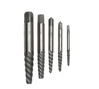 Drill America DEWEZ Series - Set di estrattori in acciaio al carbonio temprato, #1-5, 1