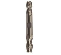 Drill America DWCF Series High-Speed Steel End Mill, finitura lucidata, 4 canne, estremità quadrata, lunghezza di taglio 1-7/8", diametro di taglio 7/8", lunghezza di taglio 6-1/4", cavo da 7/8