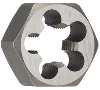 drill America DWT Carbon Steel hex Threading die (# 4 - 40 - 12,7 cm -8, m1.6 x .35 - M50 x 1.5, standard e lato sinistro), Uncoated (Bright) Finish, 1-1/2"-6, 1