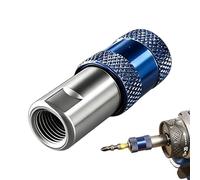 Drill Bit Adapter - Hex Shank Steel Converter Tool, 6.35mm Driver Extension Connector, Quick Change Magnetic Holder System, Screwdriver Drill Attachment Accessory For Home Furniture Deck Automotive Dr