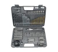 Drill Bit Kit for Concrete - Durable Steel Drill Bits for Masonry, Wood, Metallo, Carpentry, Home Improvement, Costruzione, DIY Projects, Includes Carry Case, Multifunctional Hardware Tools