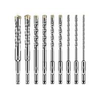 drill bit kit, Set di punte SDS Plus per trapano a percussione - Calcestruzzo, mattoni, muratura,for diy