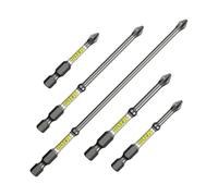Drill Bit Set, 6 Piece Magnetic Phillips Screwdriver Bit Kit