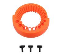 Drill Bit Sharpener, Power Drill Grinding Attachment Efficient Sharpening Tool for DIY Enthusiasts and Professionals Compatible with 125mm Angle Grinder ABS Material