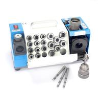 Drill Bits Sharpener, 3-20mm Grinder Sharpener, Lip Relief Angle & 95°-135° Point Angle Adjustable Drill Bit Re-Sharpener, Portable Sharpening Machine with 18 Collets, CBN & SDC Wheel MR-20G